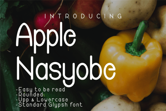 Apple Nasyobe: A Font for Creative Makers
