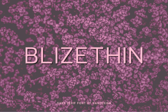 Blizethin: A Futuristic Font for Modern Campaigns