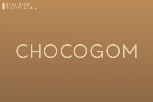 Chocogom: A Clean Sans Serif Font