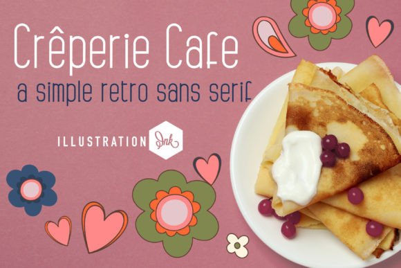 Creperie Cafe Font for Branding