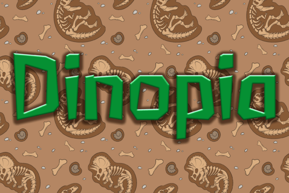 Dinopia: A Playful Sans Serif Font