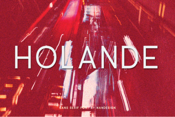 Discover Holande: A Clean Sans Serif Font