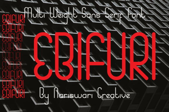 Ebifuri: A Bold Sans Serif for Real-World Design