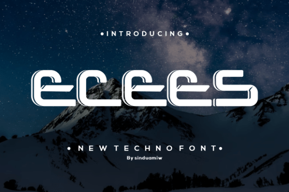 Ecees: A Bold Sans Serif for Editorial Design