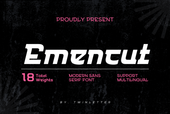 Emencut: A Versatile Sans Serif Font