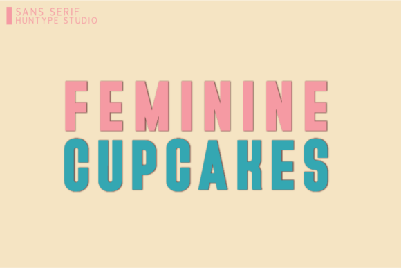 Feminine Cupcakes Font