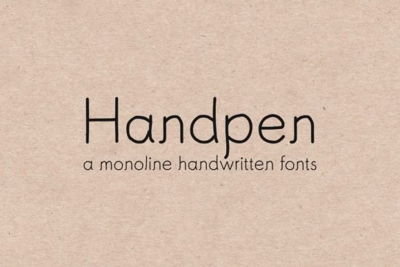 Handpen: A Font for Clear Communication