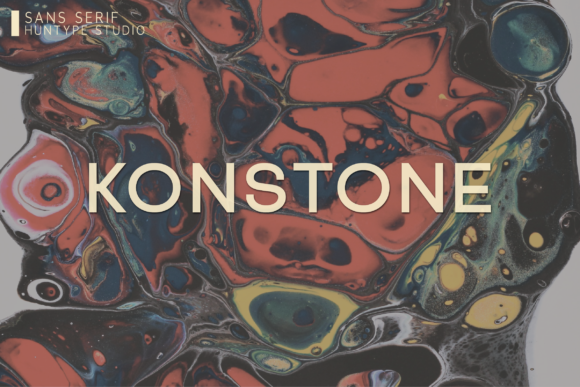 Konstone: A Versatile Sans Serif Font