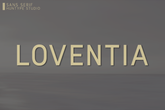 Loventia: A Modern Sans Serif for Editorial Design