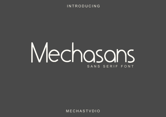 Mechasans: A Modern Font for Editorial Design