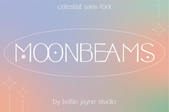 Moonbeams Font for Business Branding