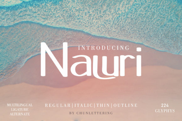 Naluri: A Clean Sans Serif for Campaigns