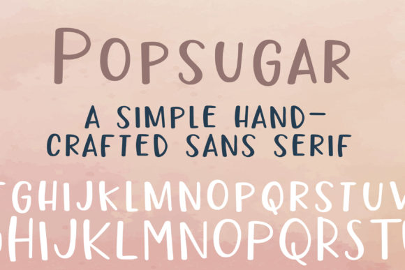 PN Popsugar: A Whimsical Sans Serif for Creative Projects