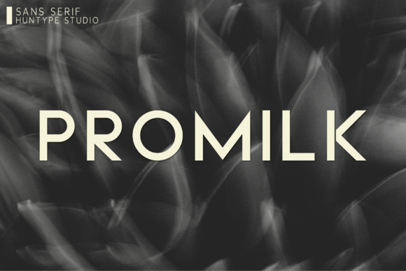 Promilk: A Modern Sans Serif for Real Projects