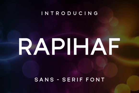 Rapihaf: A Cool Sans Serif Font