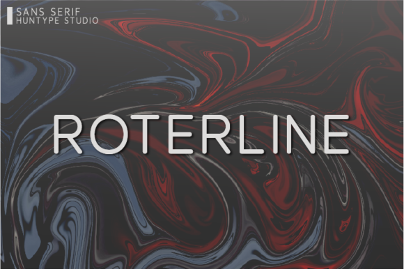 Roterline: A Modern Sans Serif Font