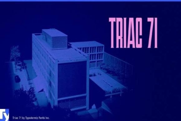 Triac 71: A Funky Font for Web Design